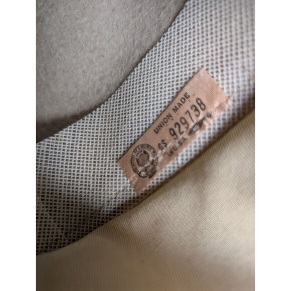 Vintage Martelle Faux Fur Cloche Hat With Rhinestone Brooch Accent & Ribbon - Picture 7 of 7